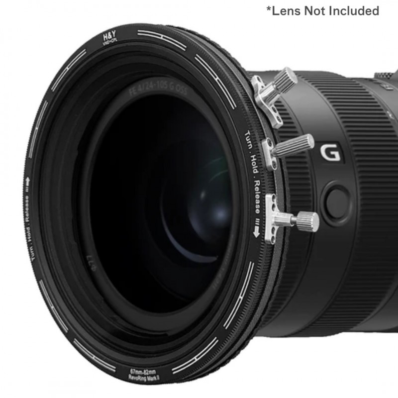 H&Y RevoRing ND3-1000+CPL Filter - Mark II 67-82mm
